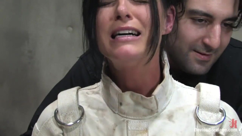 Device Bondage by Kink: Strapped straitjacket