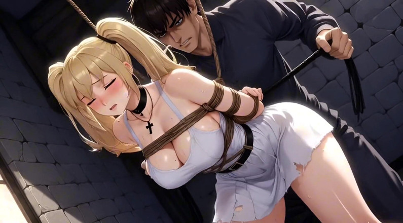 Stories&Anime: Erótica compilação amarrada loira hentai escravo