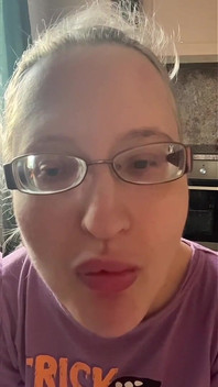 Asmr Chew Sound Effect with Slow Motion - Asmr, Bubble Gum Fetish, Eye Glasses Fetish, Lip Fetish