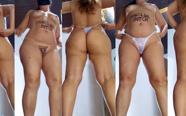 Mirelladelicia: Svlékání, exhibicionistka několikrát mění kalhotky