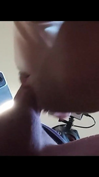 MILF 합작 타액과 정액 리터로 입으로