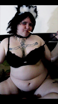 Amputee Smoker Has Sex with Her Nymphomaniac Friend in Exchange for Cigarettes - Yani Neko Chainsmoker Cat