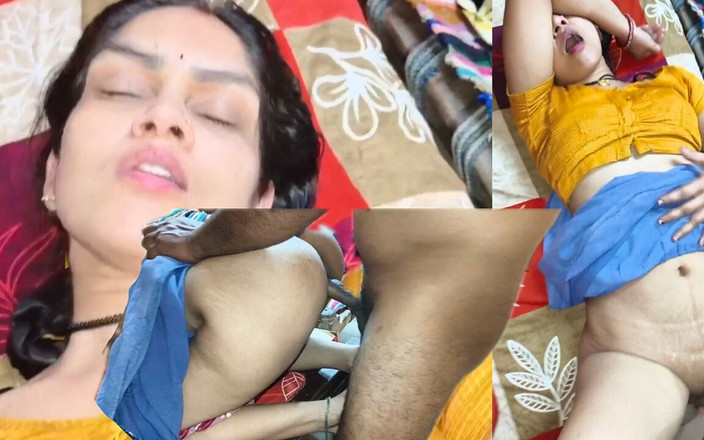 Janvibhabhii: Hintli üvey baba köylü kızı sikiyor