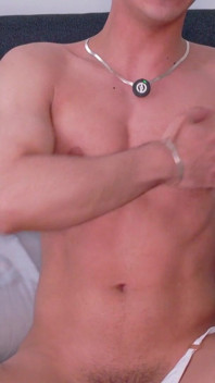Rubbing My Nipples with Saliva