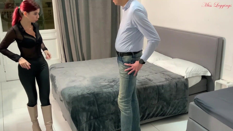 MissLeggings: 내 의붓아들 와서 다시 새엄마를 안아줘