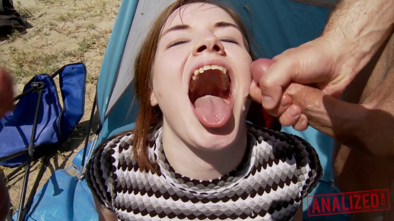 Analized: Analized - Tatiana's Camping Threesome - a Cheating Girlfriend's Anal Exploration