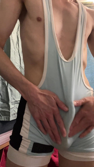 GoodTwinkGoneBad: Wrestling Singlet Bulge Frottage Video