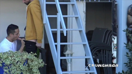 Interracial Bareback Channel: A sexy young Latino twink fucked outdoor by Jimy Fix