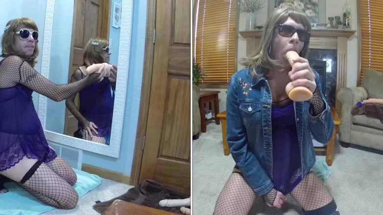 PorchaeTS: Porchaets Deepthroat Dildo Compilation