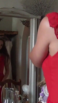 Abito rosso rosie