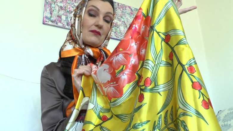 Lady Victoria Valente: Exciting Satin Scarf Games! Lady Victoria Valente