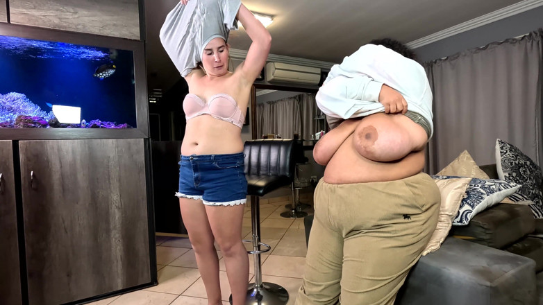 domslutfucker: 통통한 육덕 거유녀의 자지를 빨고 포르노 오디션에서 따먹히다