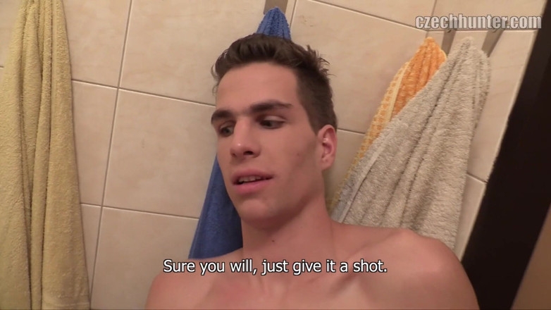 Czech Hunter: Czech Hunter - Tall Teen Sprayers Bathr'oom Secret Huge Co'ck Dee'pthroated...