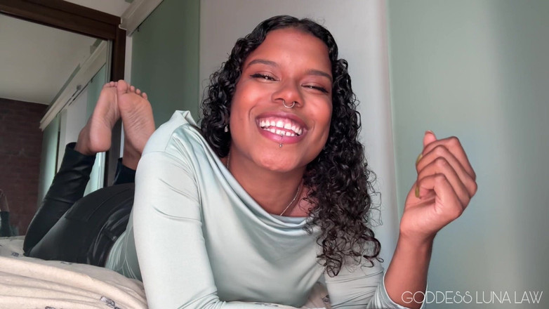 Goddess Luna Law: Ruined Orgasm for My Feet JOI- Goddess Luna Law