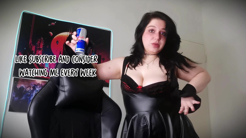 Delilah Dee: ऑल्ट गर्ल बर्पिंग asmr red Bull &amp;&amp;फिर फुसफुसाते हुए (burp fetish)