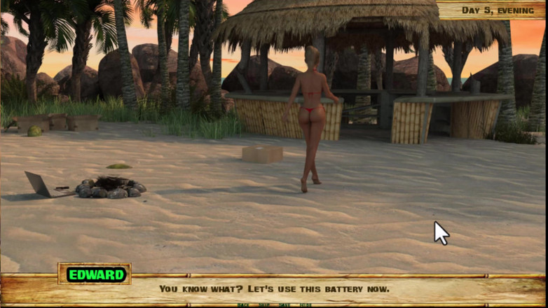 Johannes Gaming: Lewd Island # 5 - ela realmente adora chupar pau como se fosse...
