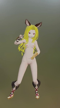 S-cathacha pokedance loira cor de cabelo edit Smixix