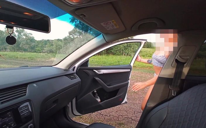 Butt is peach: Am supt adânc șoferul de taxi după plajă cu spermă pe...