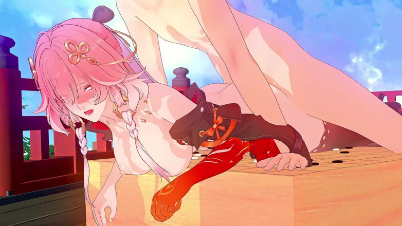 NSFWOtaku: Titreyen dalgalar - Changli ateşli seks animasyonu - 3 boyutlu hentai inliyor ve...