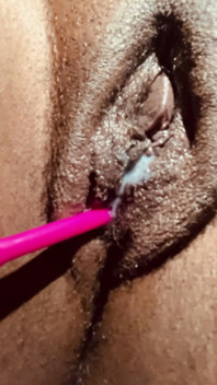 Lush in Ebony Pussy Creamy