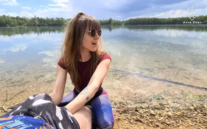 Anne Eden: Wet and Creamy Outdoor Quickie