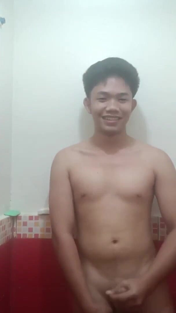 Fleshlab Gay: Gorąca Pinoy Twink Masturbacja pod prysznicem