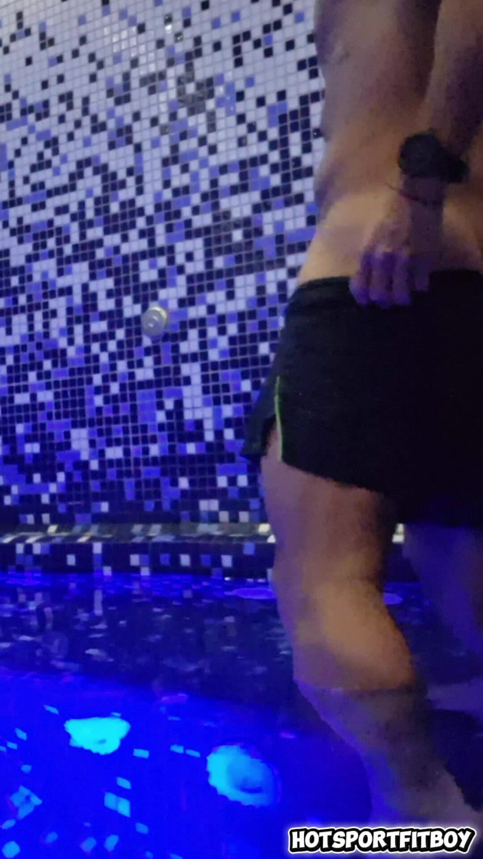 Hotsportfitboy: Risky Masturbation in Luxury Spa Sauna - Big Hard Cock Jerk...