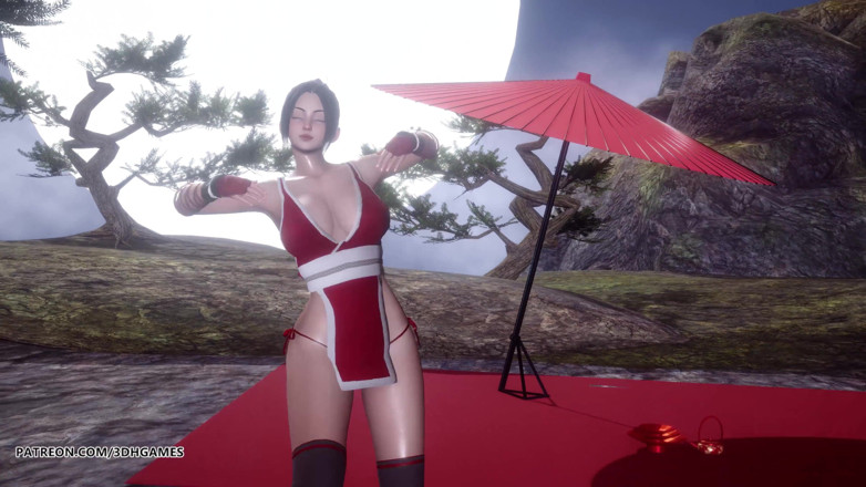 3D-Hentai Games: [MMD] acqua fredda Mai shiranui sexy spogliarello 4K 60FPS DOa