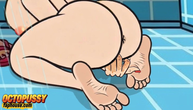 Octopussy Lovers Club: Sekse aç Üvey Anne Duşta Üvey Oğluna Katılıyor. Karikatür