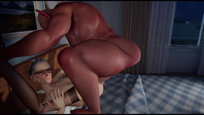 denisporco animation: La abuela de 73 años vs la leyenda del gordo Joe