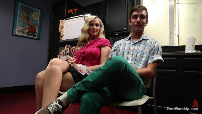 Foot Worship by Kink: Secret Cougar Foot Fetish Featuring Julia Ann!