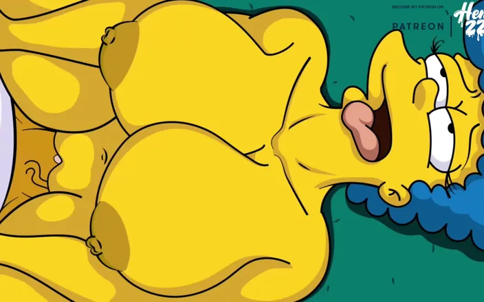 Hentai ZZZ: The Simpsons Homer and Marge Cartoon Porn Video