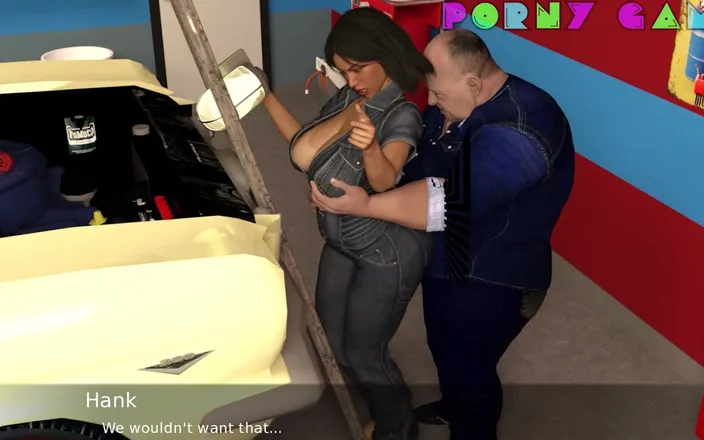 Porny Games: Project Hot Wife - Hoeing with the mechanic (27)