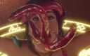 Jackhallowee: Monstro paus fodem amarrado Lara Croft no Templo