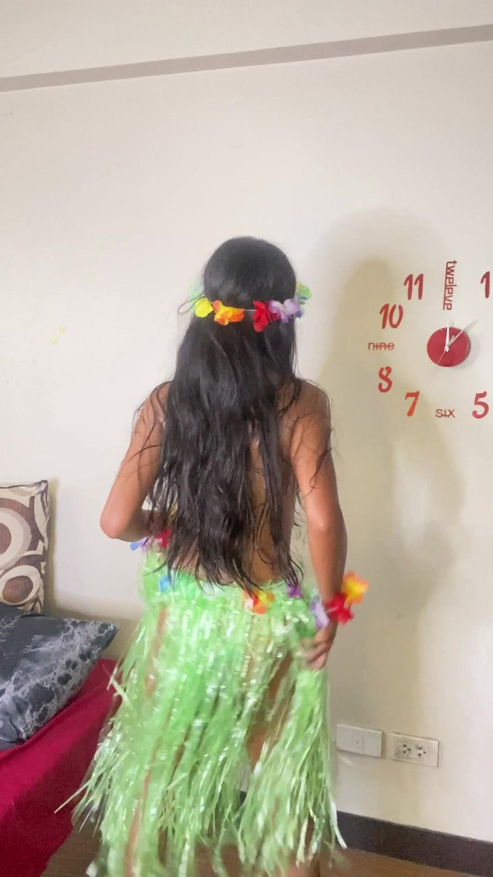 creamberryfairy: Tembusan berambut coklat dari Hawaiian baru saya