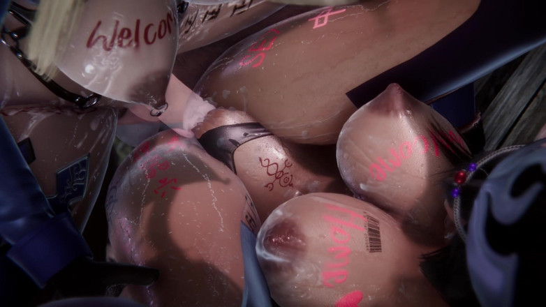 ExplicitXXX3D: Sexo duro con hermanastra traviesa y su amiga preñada en...
