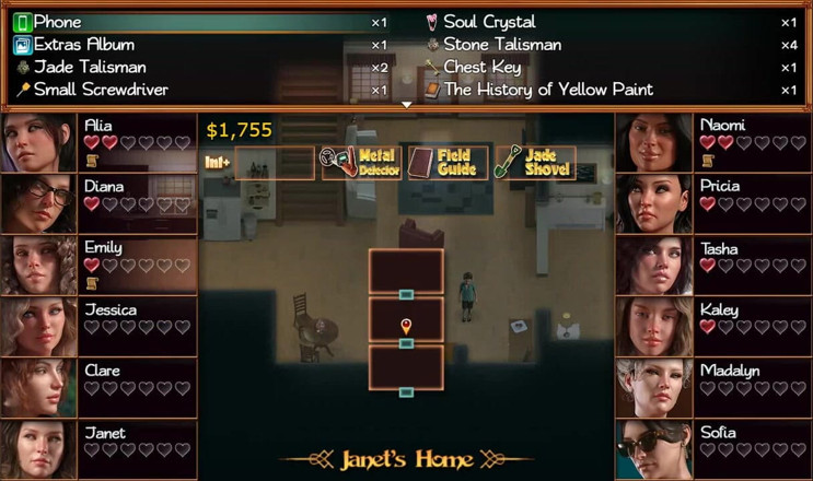 Dirty GamesXxX: Treasure of Nadia: nadržená milfka masturbuje venku a chlap ji...