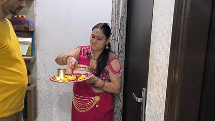 Desi chudai hub: Karwa-chauth-feier