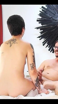 Anal Dildo Ride e Masturbazione Amano l'Arte