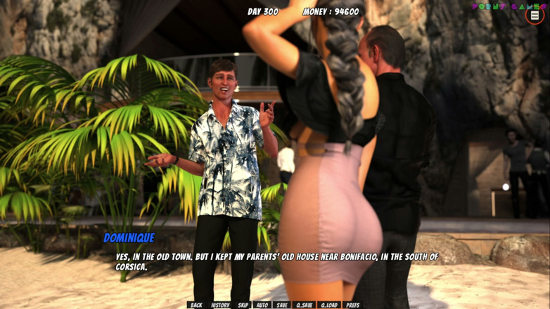 Porny Games: Lisa Total Investigation! โดย Dragofinder Studio - Diry Sex บนชายหาด, ทําความสะอาดที่อุดตูดด้วยลิ้น 47
