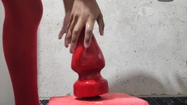 Quebrando minha bunda até o limite