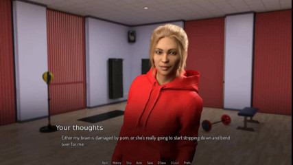 Dirty GamesXxX: Attachée à la fac : une grosse blonde dans la salle de...