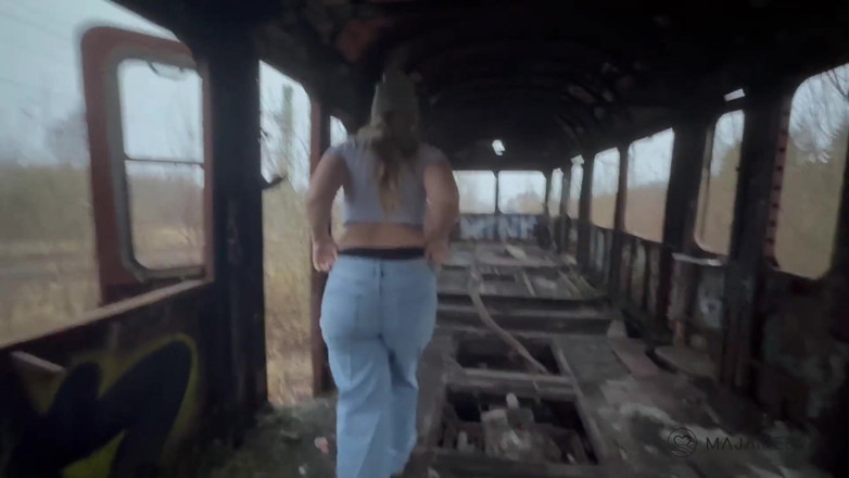 Maja Meer: He and I in the Abandoned Place... and My T-shirt...