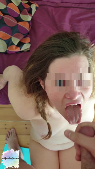 ENFJandINFP: Teen getting fucked from behind and then facialized