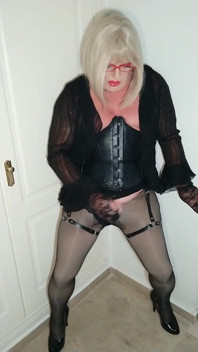Lady in Black at Play