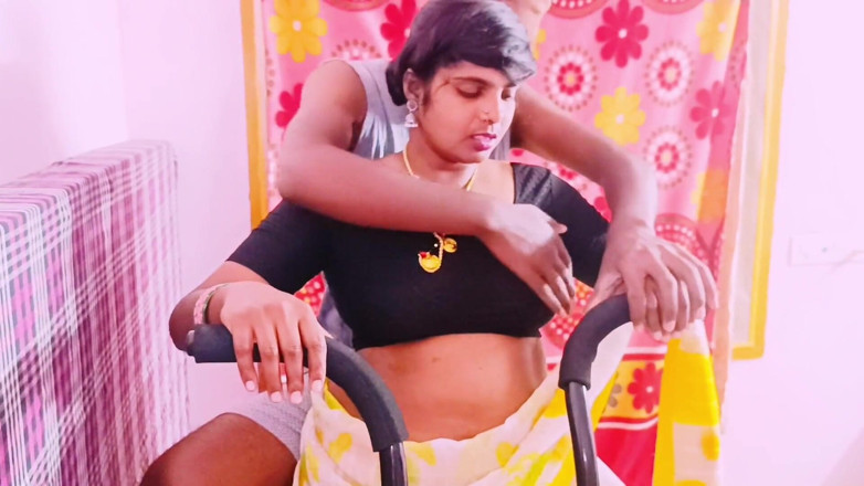 Telugu honey lips: Indischer zimmermädchen-sex. Schönes desi sexy sari-zimmermädchen fickt großen schwanz von...