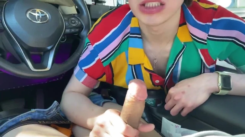 RiceQueenTopBoy: Asian Twink Sucks Big White Cock &amp; Swallows Load in the...