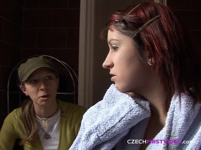 Czech First Video: Czech First Video 25: She Swallows Just Fine
