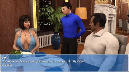 Dirty GamesXxX: Lily of the valley: housewife on a business dinner