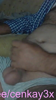Straight Man Cums on Air